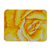 黄色バラ マグネット (横)