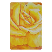黄色バラ ミニクリップボード (裏面)