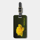 黄色バラ ラゲッジタグ (正面縦)