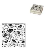 黄色バラ ラバースタンプ (押印)