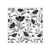 黄色バラ ラバースタンプ (インプリント)