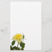 黄色バラ 便箋 (正面)