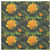 黄色バラ-個人化して下さい ファブリック (見本)