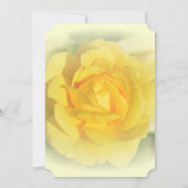 黄色バラ 招待状 (裏面)