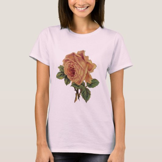 黄色バラ Tシャツ (正面)