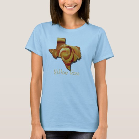 黄色バラ Tシャツ (正面)