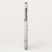 黄色パイナップルフルーツビーチイ熱帯性風疹 Case-Mate iPhoneケース (裏面/左)