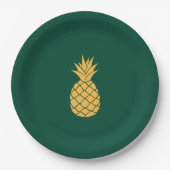 黄色パイナップル ペーパープレート (正面)