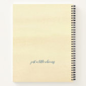 黄色パーソナライズされたの妖精のノートとジャーナル ノートブック (裏面)