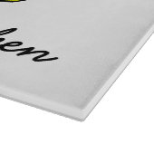 黄色パーソナライズされたレモンのガラス切り板 カッティングボード (角)