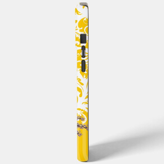 黄色フェイクRhinstoneダパーソナライズされたマスクiPhone Case-Mate iPhoneケース (裏面 / 左)