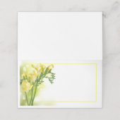 黄色フリーシア プレイスカード (外部開封)