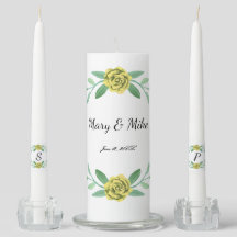 黄色フローラの緑結婚の葉