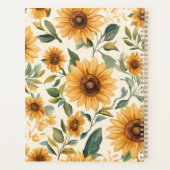 黄色フローラひまわり プランナー手帳 (裏面)