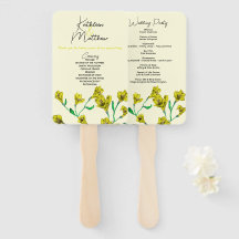 黄色フローラ水結婚色