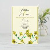 黄色フローラ水結婚色 プログラム (スタンド正面)