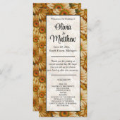 黄色フローラ黄色ひまわり黄色デイジー (正面/裏面)