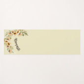 黄色フローラ ヨガマット (正面(横))