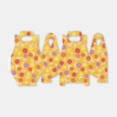 黄色フローラDitsyパーティー/結婚式の引き出物ボックス フェイバーボックス (折り畳みなし)