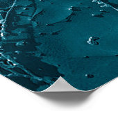 黄色ブドウ球菌の細菌細胞のクローズアップ ポスター (角)