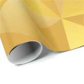 黄色ポリゴン ラッピングペーパー (ロールコーナー)