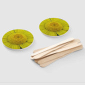 黄色マルグエかわいらしライト ハンドファン (組立なし)