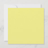 黄色モダンのムーングレー日付を保存 カード (裏面)
