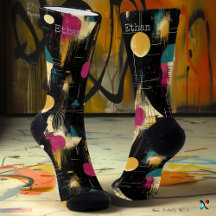 黄色モダンの抽象芸術、ティール（緑がかった色）、マゼンタ（黒）