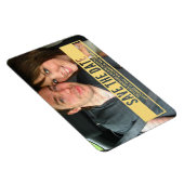 黄色モダンカットアウト日付磁石を保存 マグネット (右側)