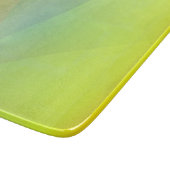 黄色モダン幾何階調 カッティングボード (角)