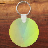 黄色モダン幾何階調 キーホルダー (正面)