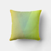 黄色モダン幾何階調 クッション (裏面)