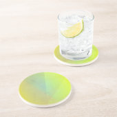 黄色モダン幾何階調 コースター (側面)