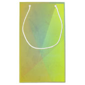 黄色モダン幾何階調 スモールペーパーバッグ (裏面)