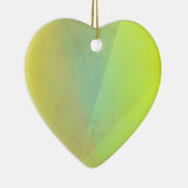 黄色モダン幾何階調 セラミックオーナメント (右)