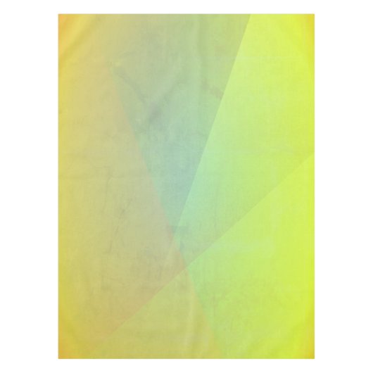 黄色モダン幾何階調 テーブルクロス (正面)