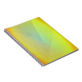 黄色モダン幾何階調 ノートブック (右側)