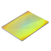 黄色モダン幾何階調 ノートブック (左側)