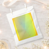 黄色モダン幾何階調 フェイバーバッグ (クリップ留めされた状態)