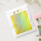 黄色モダン幾何階調 フェイバーバッグ (封をした状態)