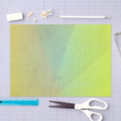 黄色モダン幾何階調 薄葉紙 (クラフト)