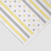 黄色モダン灰色ストライプ色 薄葉紙 (詳細)