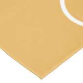 黄色モダン線ミニマルブラシストローク テーブルクロス (アングル)