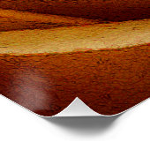 黄色モダン芸術的バラ ポスター (コーナー)