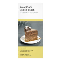 黄色モダン黒はっきりしたベーカリー価格サービス