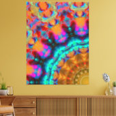 黄色モダン黒エレガントデザインキャンバス印刷 キャンバスプリント (インサイチュ (リビング))