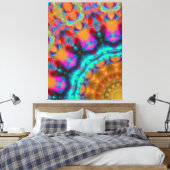 黄色モダン黒エレガントデザインキャンバス印刷 キャンバスプリント (インサイチュ (寝室))