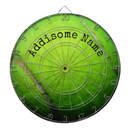 黄色モノグラムのテニスボールのパーソナライズ ダーツボード