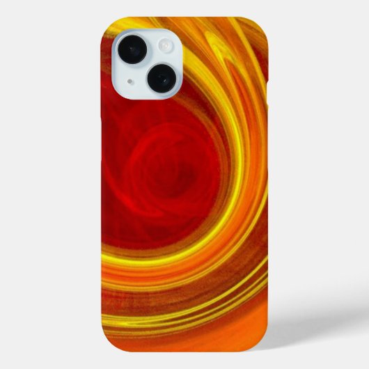 黄色ユニーク大理石の太陽光線レーザーラグラデーションイ Case-Mate iPhoneケース (裏面)