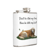 黄色ラブラドール混成品種ドッグドリンクフラスコ フラスク (右)